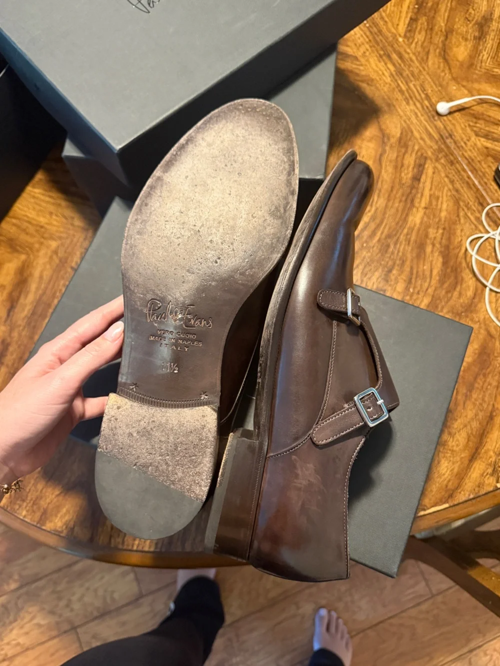 Paul Evans THE POITIER DOUBLE MONK STRAP